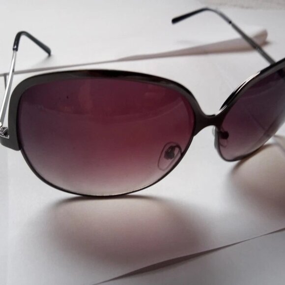 Jessica Simpson Cat Eye Rim Gold Metal Frame Sunglasses HHJSOP1226-R J5564 OXGLD main image 5